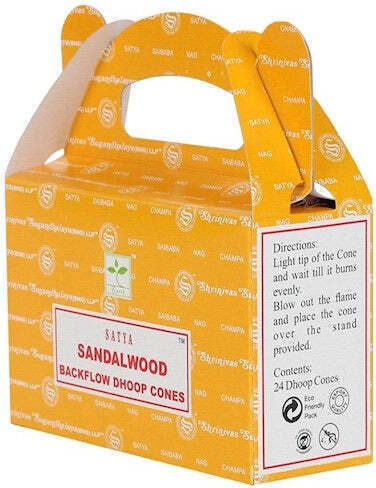 Satya Αρωματικοί Κώνοι με Άρωμα Σανδαλόξυλο 75gr