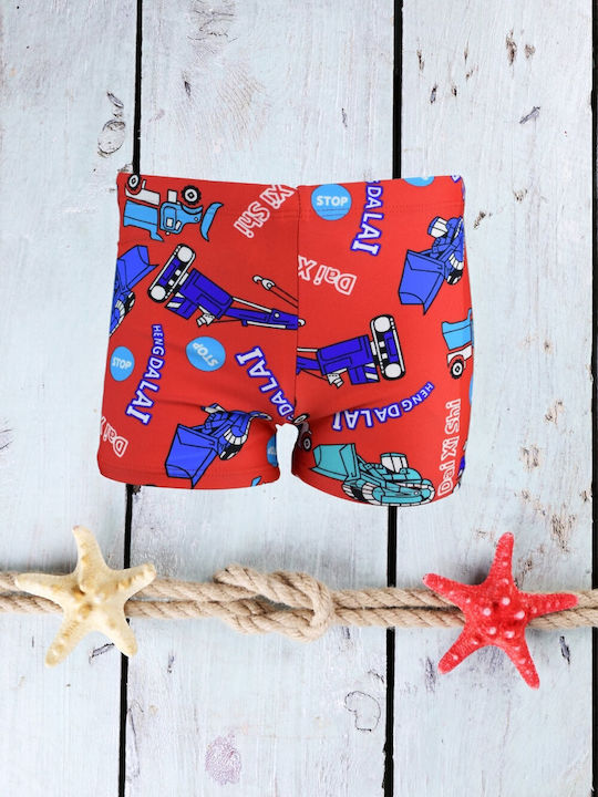 Esthisis D12353 Kids Swimwear Swim Shorts Red Esthisis D12353 Kids Swimwear Swim Shorts Red