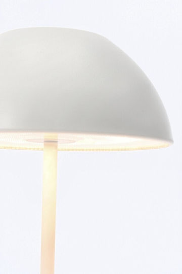 Bizzotto Table Lamp LED with White Shade and Base