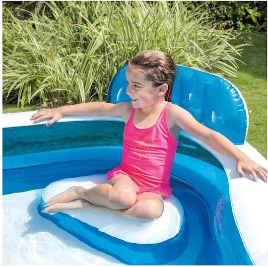 Piscină Rotundă Gonflabilă 229x66 cm Albastră