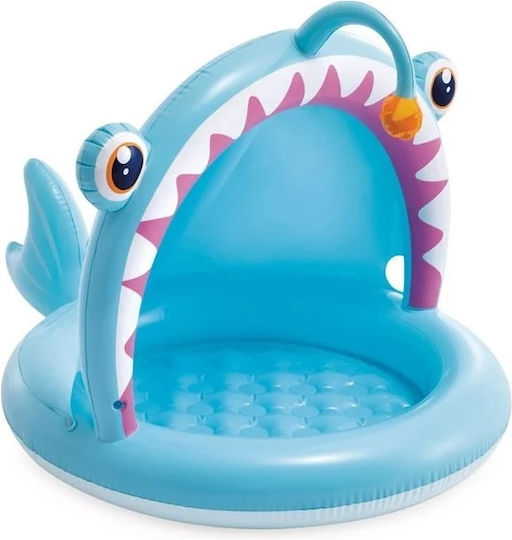 Piscină Rotundă Pentru Copii Gonflabilă 45lt Albastră 127x86cm
