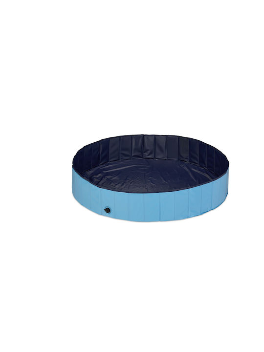 Relaxdays Dog Pool 120cm Blue 1 Piece