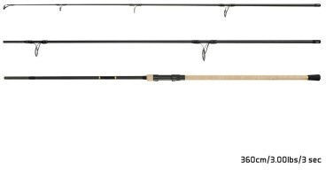 Delphin Armada Nx Blackway Cork Carbon Carp Lanseta de pescuit pentru Turnare 3.6m 356gr