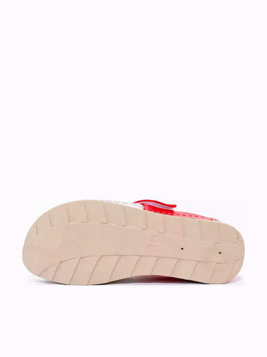 Vesna Damen Leder Anatomisch Clogs Red/Cooking