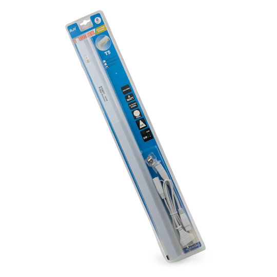 Φωτιστικό Μπάρα T5 Led Ψυχρό Λευκό 6500k 12w 90cm Ip20 Διακόπτη D12027 Oem