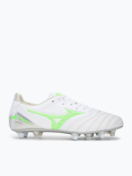 Mizuno Morelia Neo Iv Pro Mix Футболни Обувки с Бутони Бял