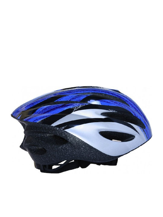 Athlopaidia Kids' Helmet for City Bike Black/Blue/White with LED Light