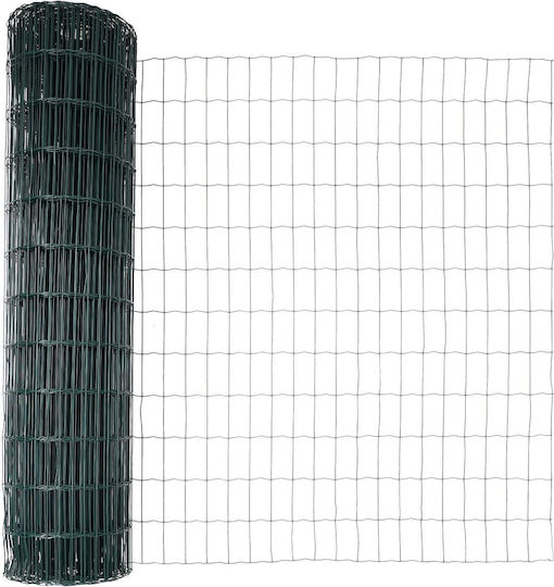 vidaXL Plasă de sârmă Galvanizat Verde 1.2x10m