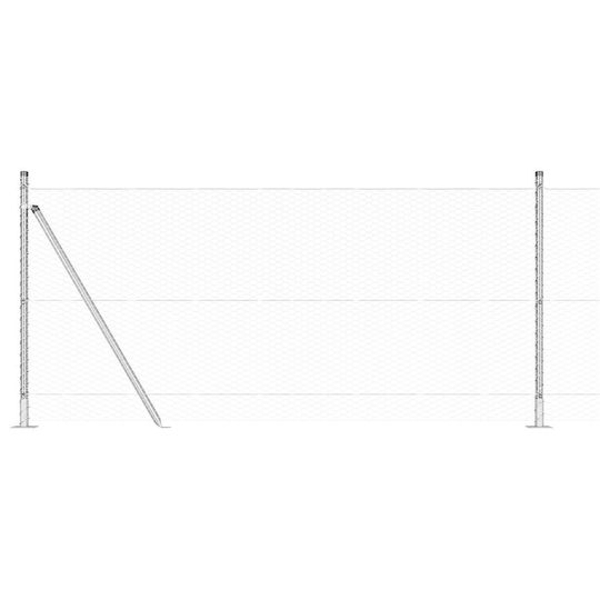 vidaXL Garden Fencing Material 13pcs Gray
