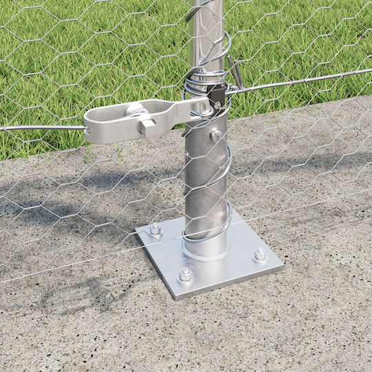 vidaXL Garden Fencing Material 13pcs Gray