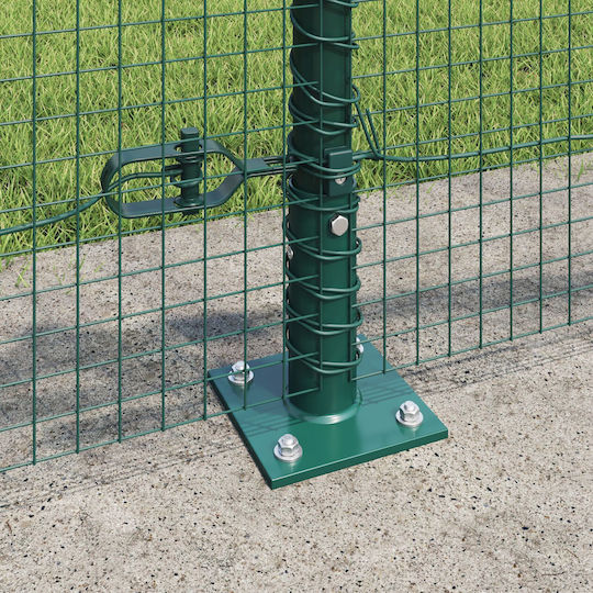 vidaXL Posts Garden Fencing Material 1pcs Green