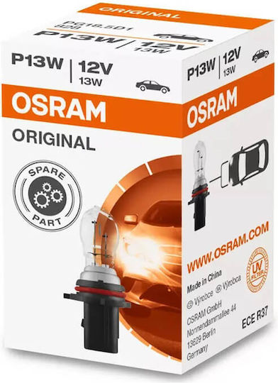 Λάμπα Αλογόνου P13w Pg18.5d-1 12volt 13watt Osram Original 828 1 Τεμάχιο