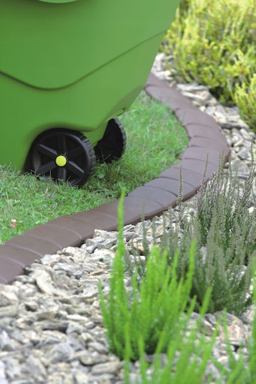 Prosperplast Garden Palisade Flat 1 Grey 3.8m