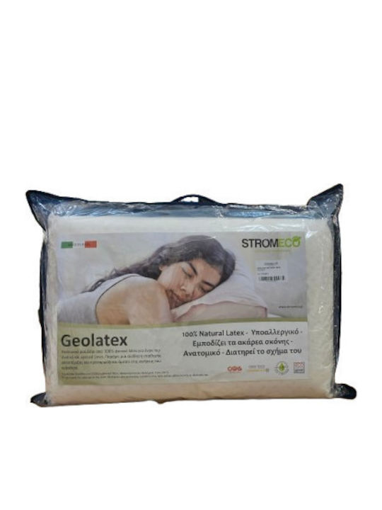 Strom Eco Μαξιλάρι Ύπνου Latex Ανατομικό 40x60x15cm