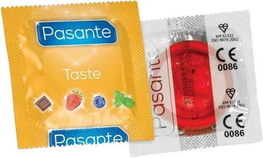 Pasante Kondome 50Stück 53mm Erdbeere