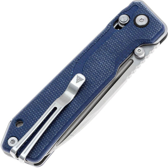 Folding Knife Srm 7228b-me2 Micarta Handle Laminated 140cr Steel