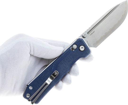 Folding Knife Srm 7228b-me2 Micarta Handle Laminated 140cr Steel
