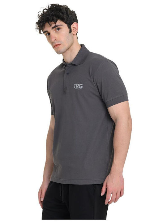 Polo Short Sleeve Blouse Gray