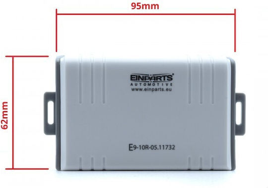 Einparts Car Parking System with Screen and 4 Sensors 22mm in Gray Color