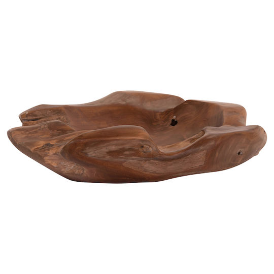 HomeMarkt Noki Decorative Bowl Yellow 50x46x10cm