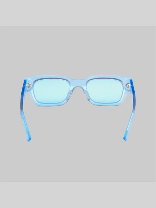 Akila Unisex Sunglasses with Blue Plastic Frame and Blue Lens 1925-2828R