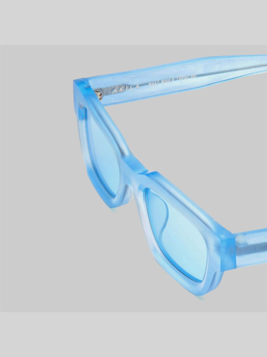 Akila Unisex Sunglasses with Blue Plastic Frame and Blue Lens 1925-2828R