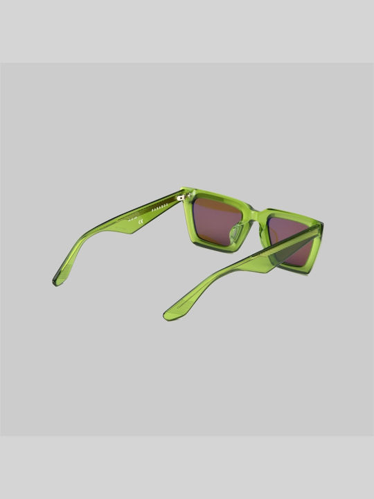 Akila Men's Sunglasses with Green Frame and Green Lens 2204-3594