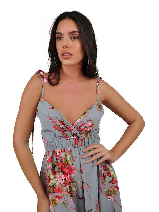 Summer Midi Dress Light Blue
