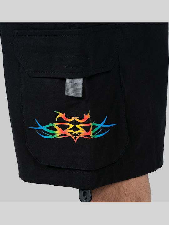 Herrenshorts Cargo Schwarz