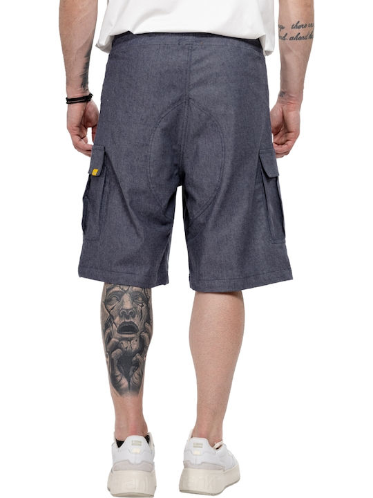 Ανδρική Βερμούδα Cargo Blue