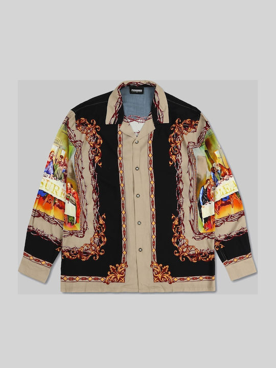 Cu mânecă lungă Cămașă Multicolor