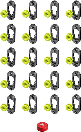 Verdecktes Befestigungssystem Paneelständer Möbelkörper Button-fix Typ 1 Flachpackung 100 Stück