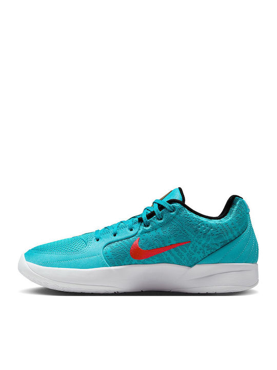 Ja 2 Low Basketball Shoes Rapid Teal / Black / Ale Brown / University Red