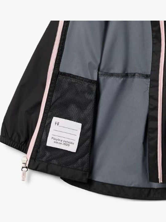 Switchback Ii Wasserdichtes Kinder Casual Jacke Winddicht Schwarz