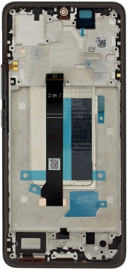Screen with Touch Mechanism and Frame for Xiaomi Redmi Note 13 Pro+ 5G (Black)