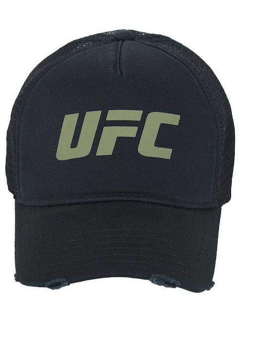 Καπελο Ufc Μαύρο Mε Χακί Logo 26085 H&s