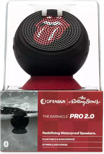 Speaqua BARNACLE PRO 2.0 Αδιάβροχο Ηχείο Bluetooth με Διάρκεια Μπαταρίας έως 8 ώρες ROLLING STONES CLASSIC