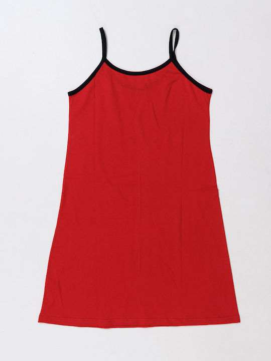 Alina Sommer Damen Nachthemd Red