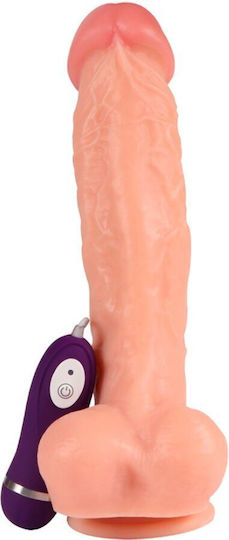 Shequ Apolo Ρεαλιστικός Δονητής με Remote Control Flesh