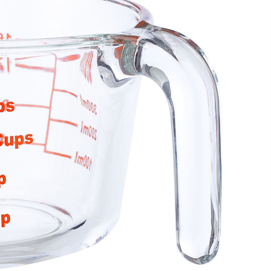 Relaxdays Glass Kitchen Measurer 500ml 1pcs