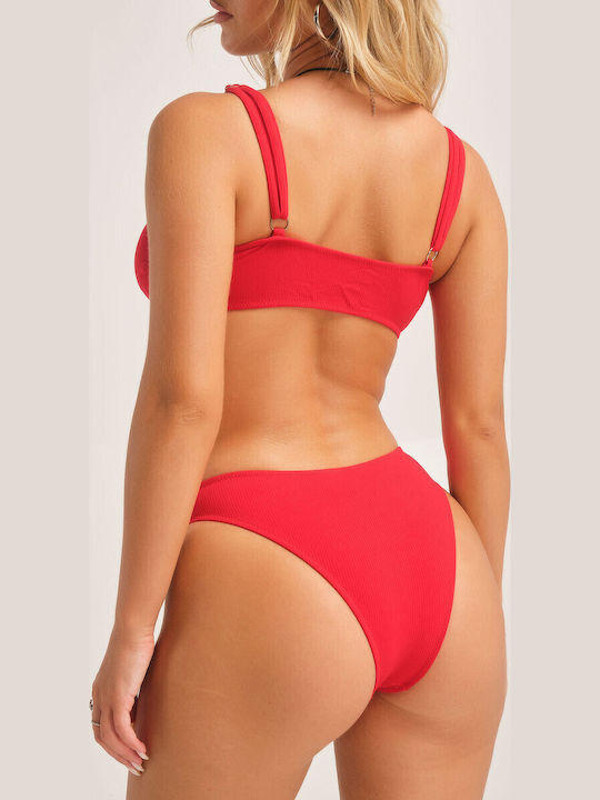 Set Bikini Μπουστάκι Κόκκινο