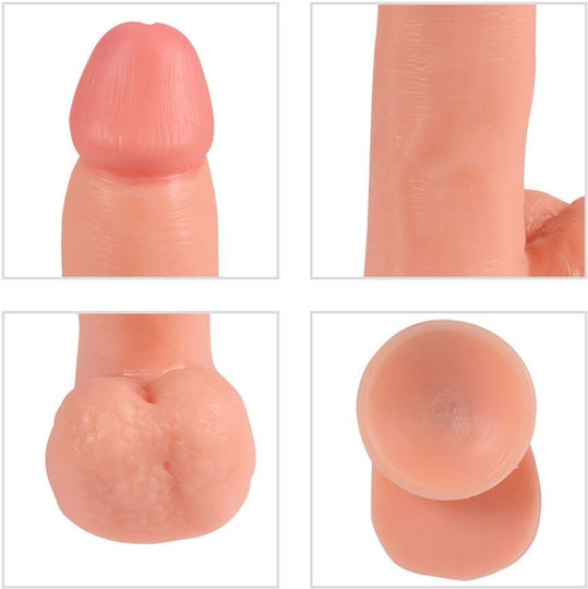 Shequ Phantom Realistic Vibrator cu Telecomandă 20cm Flesh