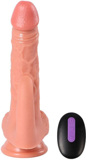 Shequ Hayden Realistic Vibrator with Remote Control 16cm Flesh