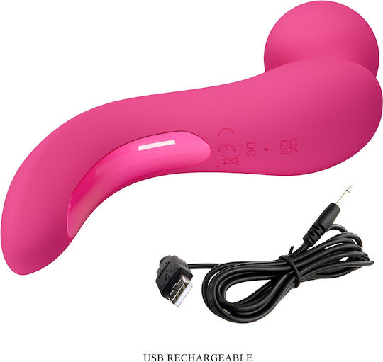 Lois Mini Δονητής Μασάζ 10cm Ροζ