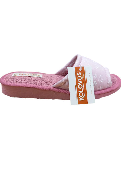 Terry Winter Women's Slippers Pink