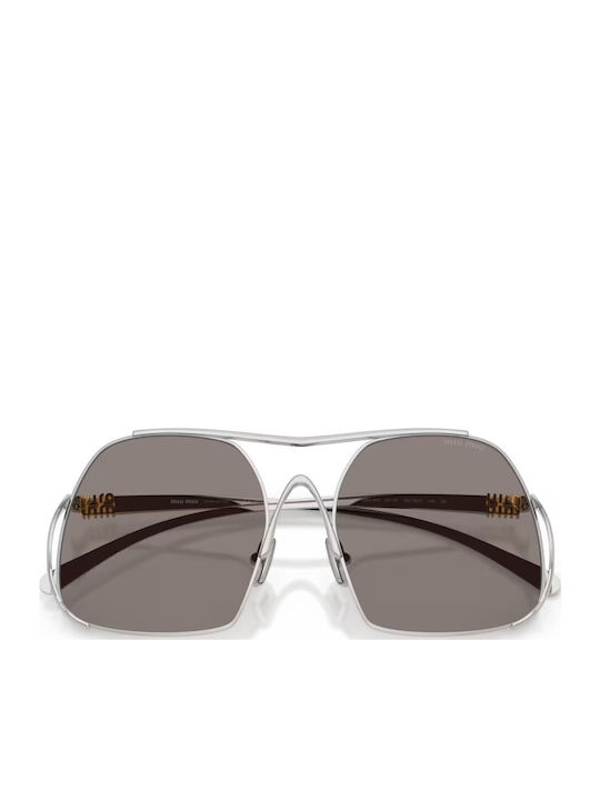 Miu Miu Unisex Ochelari de soare cu Argintiu Cadru
