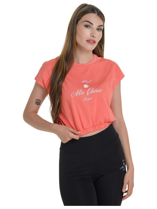 Women's Blouse Sleeveless Orange