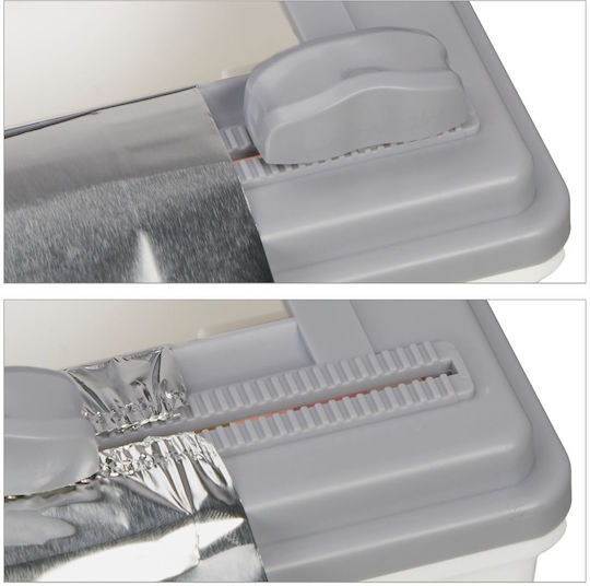 Relaxdays Suport pentru șervețele Gri 10x9x9cm 10043086