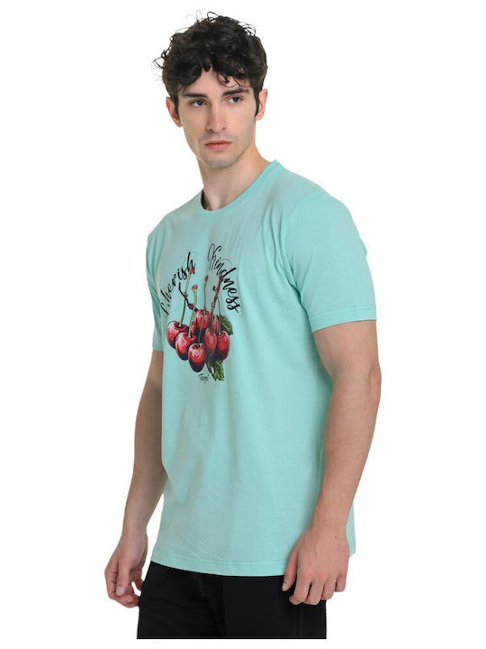 T-shirt Γαλάζιο