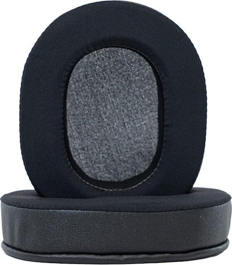 Set 2 Perne pentru Urechi Edman Brainwavz Audio-technica Ath M50x M50xbt M50 M40x M30 M20 M10 Ath-msr7 Over-ear Piele Sintetică Neagră